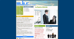 Desktop Screenshot of mbc-systems.it